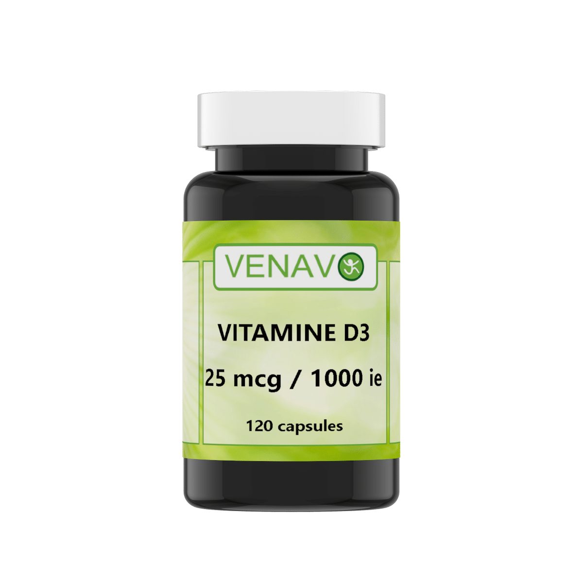 Vitamine D3 25 mcg / 1000 ie 120 capsules