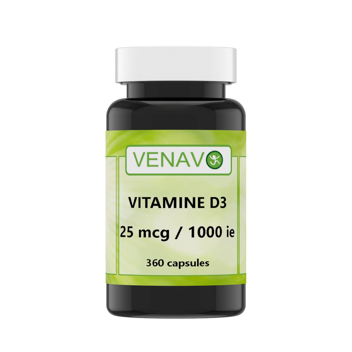 Vitamine D3 25 mcg / 1000 ie 360 capsules