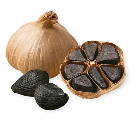 Zwarte knoflook bol